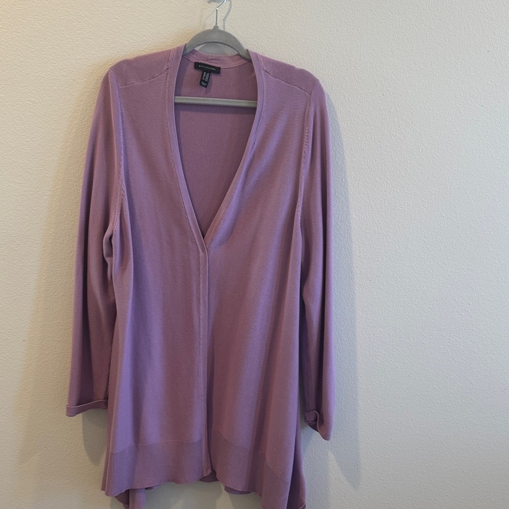 H by Halston (for QVC)  Lavender Cardigan Plus size 2X
